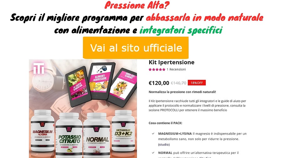 programma per abbassare pressione alta